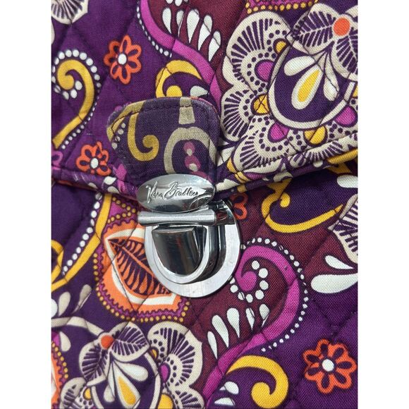 Vera Bradley Retired Safari Sunset Attache Shoulder Messenger Bag - Picture 3 of 9